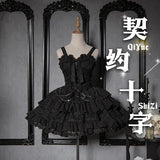 Contract Cross ~ Gothic Lolita JSK Dress Halloween Mini Party Dress by Ocelot