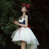 Miss Snow ~ Sweet Lolita JSK Dress Classic Corset Dress w. Big Train