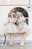 Sweet Lolita Dress Ruffled Sleeveless Circus Costume for Women ~ Star & Moon's Journey