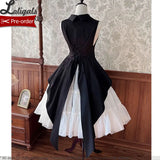 Detective Alice ~ Cool Lolita Underbust Waist Curtain by Alice Girl ~ Pre-order