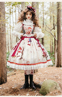 Travelling Cat ~ Vintage Lolita Corset Top / Skirt / Long Sleeve Blouse