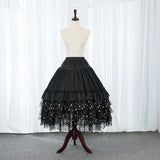 Falling Stars ~ Puffy Lolita Petticoat w. Detachable Hoops & Tassels