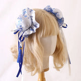 Multi-color Lolita Hair Clips Chinese Style Cheongsam Bun Head Ruffled Balls Headpiece