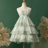 Love Organza ~ Sweet Lolita JSK Dress Tiered Party Dress