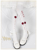 Zombie Bride ~ Gothic Lolita Tights by Yidhra