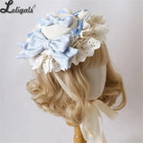 Lolita Sweet Mini Hat Hair Clip Cute Fascinator Party Hat