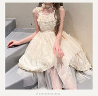 The Queen of Night ~ Sweet Lolita JSK Dress Asymmetrical Party Dress