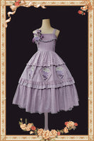 Grape Manor ~ Sweet Lolita JSK Dress Country Style Cotton Dress by Infanta