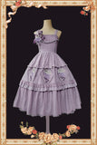 Grape Manor ~ Sweet Lolita JSK Dress Country Style Cotton Dress by Infanta