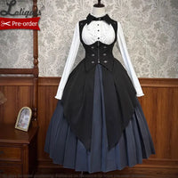Detective Alice ~ Cool Lolita Underbust Waist Curtain by Alice Girl ~ Pre-order