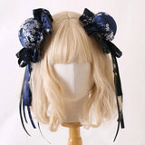 Multi-color Lolita Hair Clips Chinese Style Cheongsam Bun Head Ruffled Balls Headpiece
