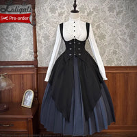 Detective Alice ~ Cool Lolita Underbust Waist Curtain by Alice Girl ~ Pre-order