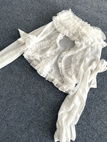 Sweet Chiffon Lolita Top Long Sleeve Sheer Shrug