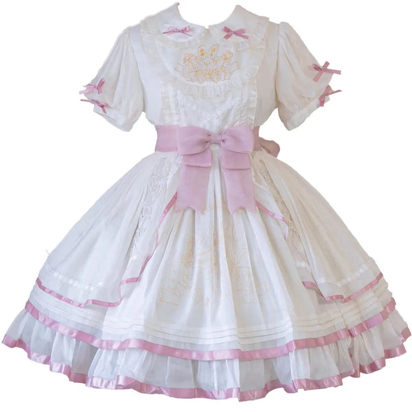 Bunny's Dream ~ Sweet Short Sleeve Lolita Dress by Ocelot