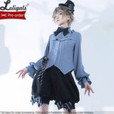 Ouji Lolita Outfit Cool Boy Style Prince Hooded Vest/ Shorts/ Long Sleeve Shirt by Princess Chronicles ~ Narrative Guideline