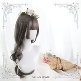 Hanako ~ Japanese Style Black Long Straight Wig with Bangs Cosplay Wig