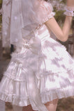 Pre-order ~ Girls' Party ~ Sweet Mini OP Lolita Dress with Bow Train by Alice Girl