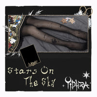 Stars On The sky Lolita ~ Sweet Lolita Tights Sheer Summer Pantyhose by Yidhra