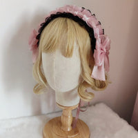 Sweet Lolita Headpiece Net Mini Top Hat with Bow