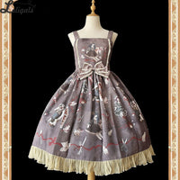 Broken Doll ~ Gothic Printed Lolita JSK Dress by Infanta