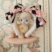 Kitten's Tea Party ~ Sweet Lolita headband with Bow by Alice Girl ~ Pre-order