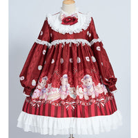 Nurse Bear ~ Sweet Long Sleeve Lolita Dress by OCELOT
