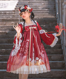Lonely Crane ~ Vintage Han Style Lolita OP Dress