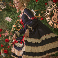 Miss Betty ~ Vintage High Waisted Lolita Dress Sailor Collar Party Dress