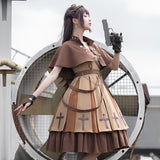 The Dawn ~ Steampunk Military Style Lolita Dress Cool Army Uniform by YLF