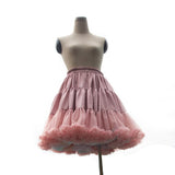 Colorful Women's Rainbow Tutu Skirt Adult Tulle Ballet Dance Costume Fluffy Short Petticoat