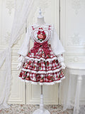 Strawberry & Plaid ~ Sweet 2021 Lolita Convertible JSK Dress by Alice Girl ~ Pre-order