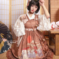 Rainy & Sunny Day ~ Kimono Style Lolita JSK Dress by Magic Tea Party