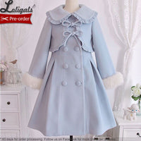The First Snow ~ Sweet Double Breasted Lolita Coat by Alice Girl ~ Pre-order