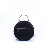 Sweet Round Lolita Satchel Bag with Butterfly Decor by LovelyLota