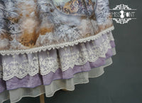 Dusk of the Gods ~ Retro Style Lolita Ruffled Open Front Long Sleeve Dress by Miss Point ~ Custom Tailored