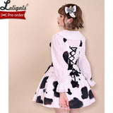 Pre-order ~ Sweet Milk ~ Lolita Bow Hair Clips by Alice Girl