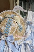 Sunflower ~ Sweet Lolita Straw Hat Beautiful Sunhat by Alice Girl ~ Pre-order