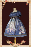 Ring Bells Far Away ~ Sweet High Waist Lolita OP Dress by Infanta