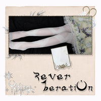 Reverberation ~ Sweet Lolita Long Stockings White Summer Thigh Highs by Yidhra