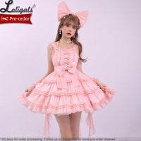 Pre-order ~ Girls' Party ~ Sweet Bow Lolita Headpiece by Alice Girl