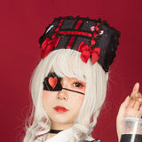 Bunny in Hospital ~ Gothic Lolita Headpiece Nurse Cap for Halloween  by Infanta