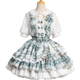 Icy Mucha ~ Sweet Plaid Lolita Skirt Mini Skirt by OCELOT