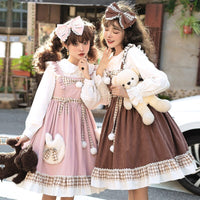 Snowball & Cat ~ Sweet Casual Lolita JSK Dress
