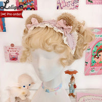 Pre-order ~ Sheep & Bear ~ Lovely Bear Ear Lolita KC by Alice Girl