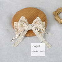 Lolita Rosette Headpiece Lace Head Accessories for Wedding