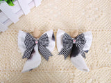 Pre-order ~ Sweet Milk ~ Lolita Bow Hair Clips by Alice Girl