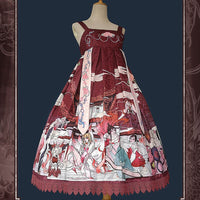 Evil Spirit ~ Empire Waist Long Lolita JSK Dress by Infanta