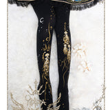 Moonlight Jellyfish ~ Sweet Lolita Patterned Pantyhose Gothic Tights