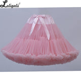 Soft Adult Women's Tutu Skirt 55cm Lolita Petticoat Ballet Party Dance Skirt