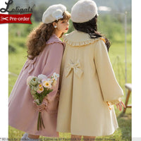 Pre-order Lolita Coat ~ Good Girl ~ Sweet Single Breasted Long Winter Coat by Alice Girl